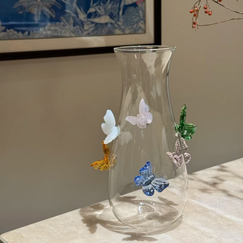 3D Printing Vase - Vaso de borboleta 3d criativo, artesanato,