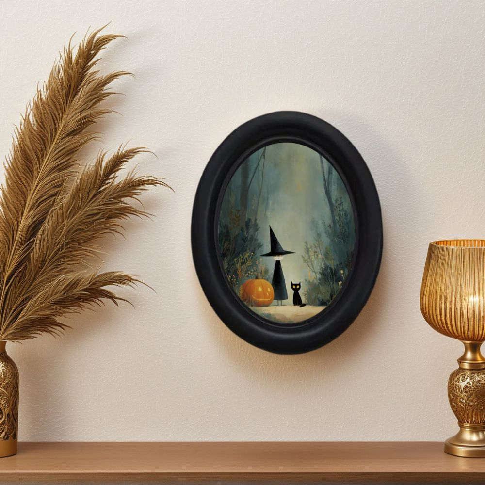 3D Printing Ideas - Uma bruxa de Halloween vintage 3D