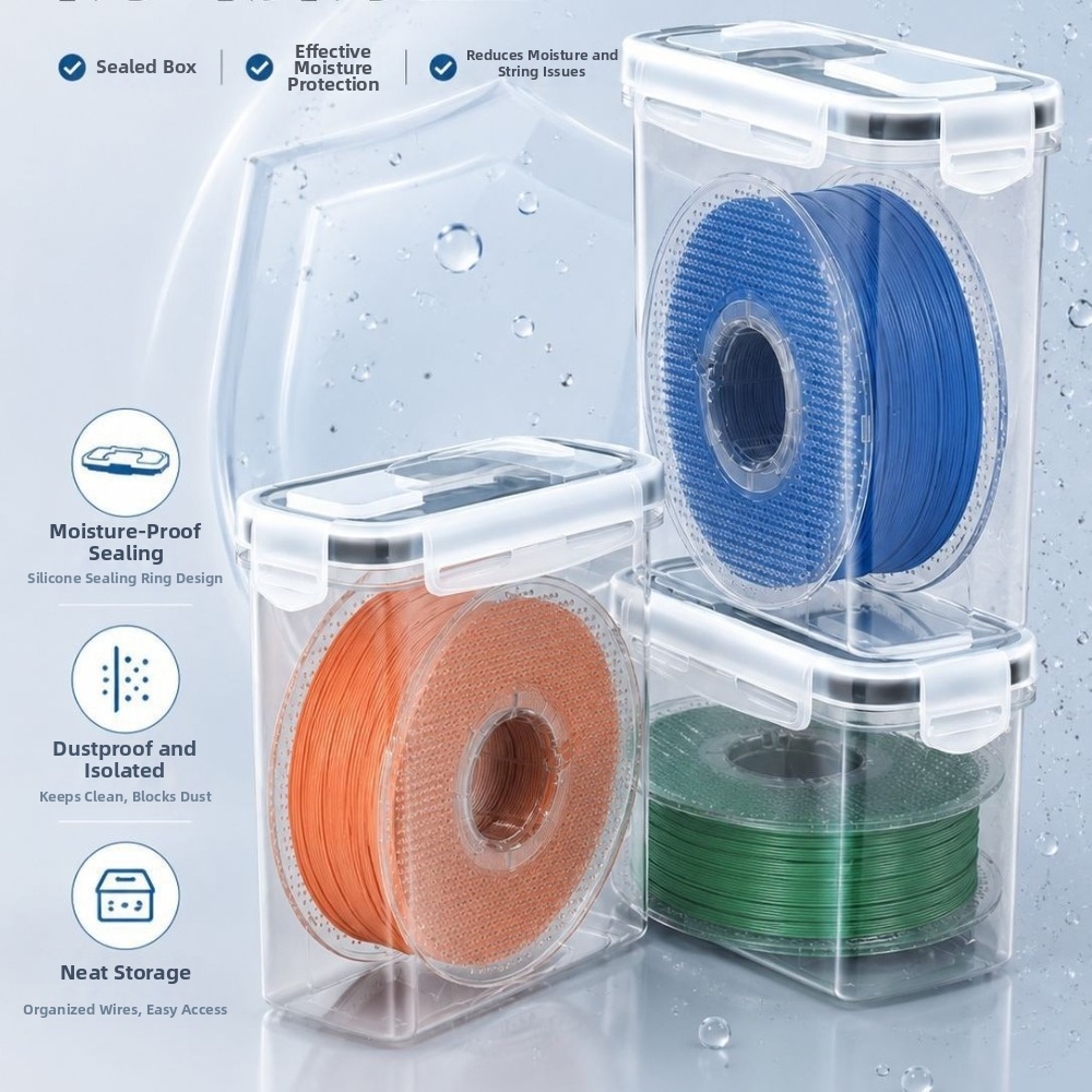 3D Printing With Pp - Container Transparente para Filamento, à Prova