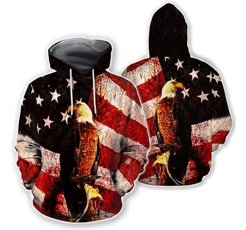 3D Printing Usa - Homens e mulheres com bandeira americana
