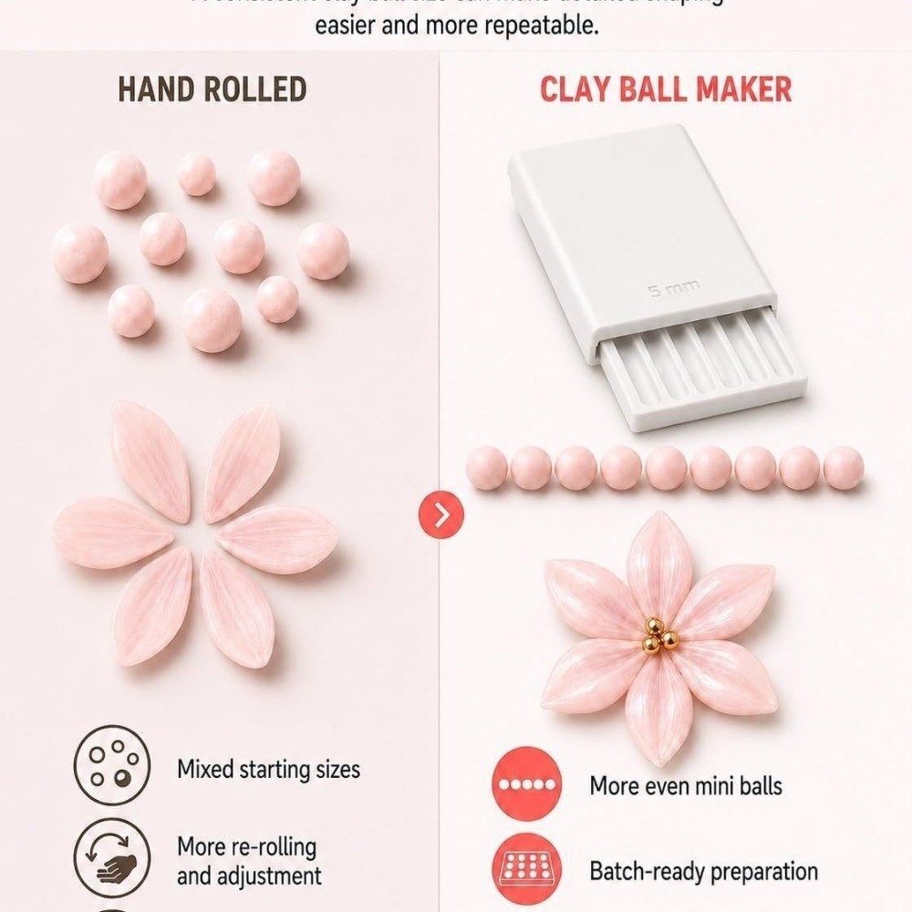 3D Printing Clay - 4 peças de ferramenta para moldar
