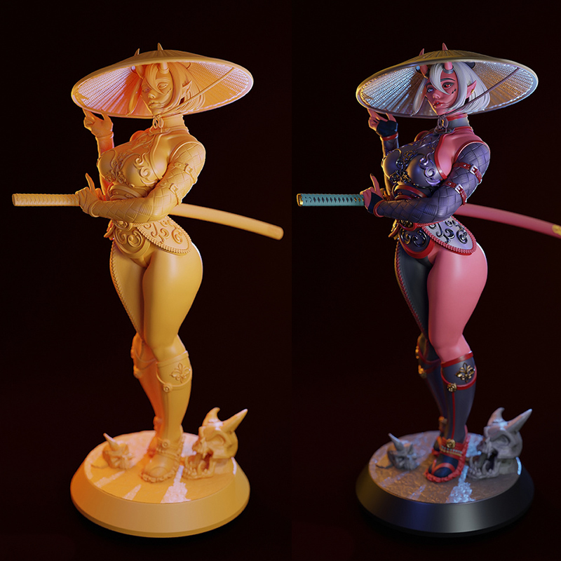 3D Printing Character - 2 estilos de personagem de jogo