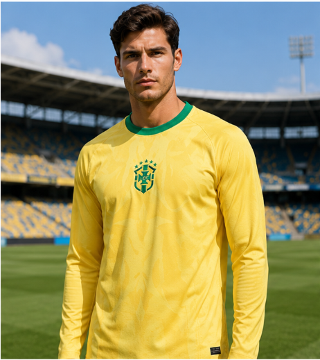 3D Printing Design - Camisa de Futebol de Manga Longa