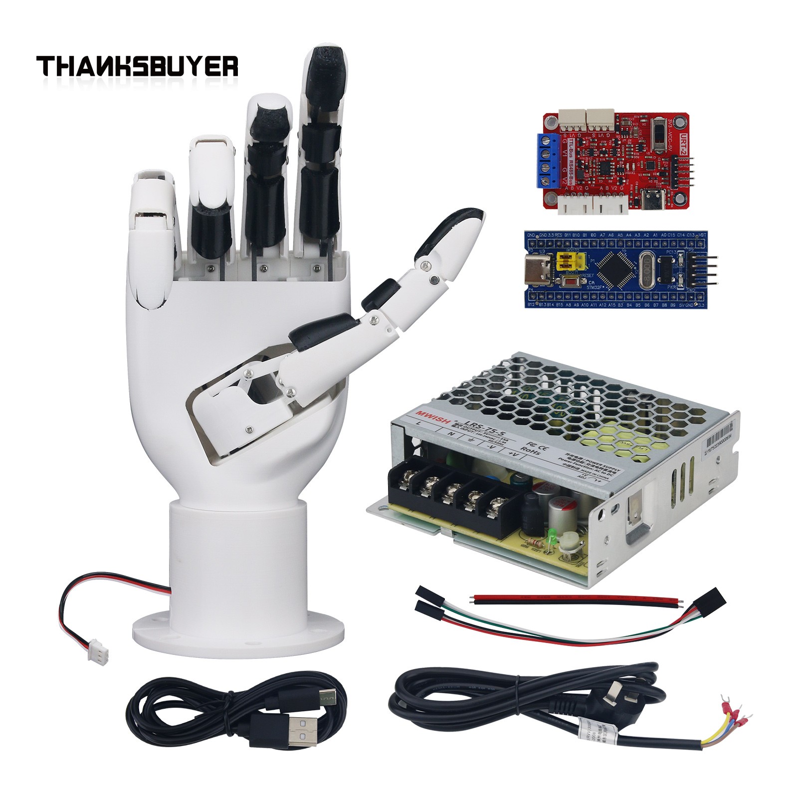 LA01 CyberHand 6DOF, Mão Robót - 3D Printing Robot Arm avaliação e preço