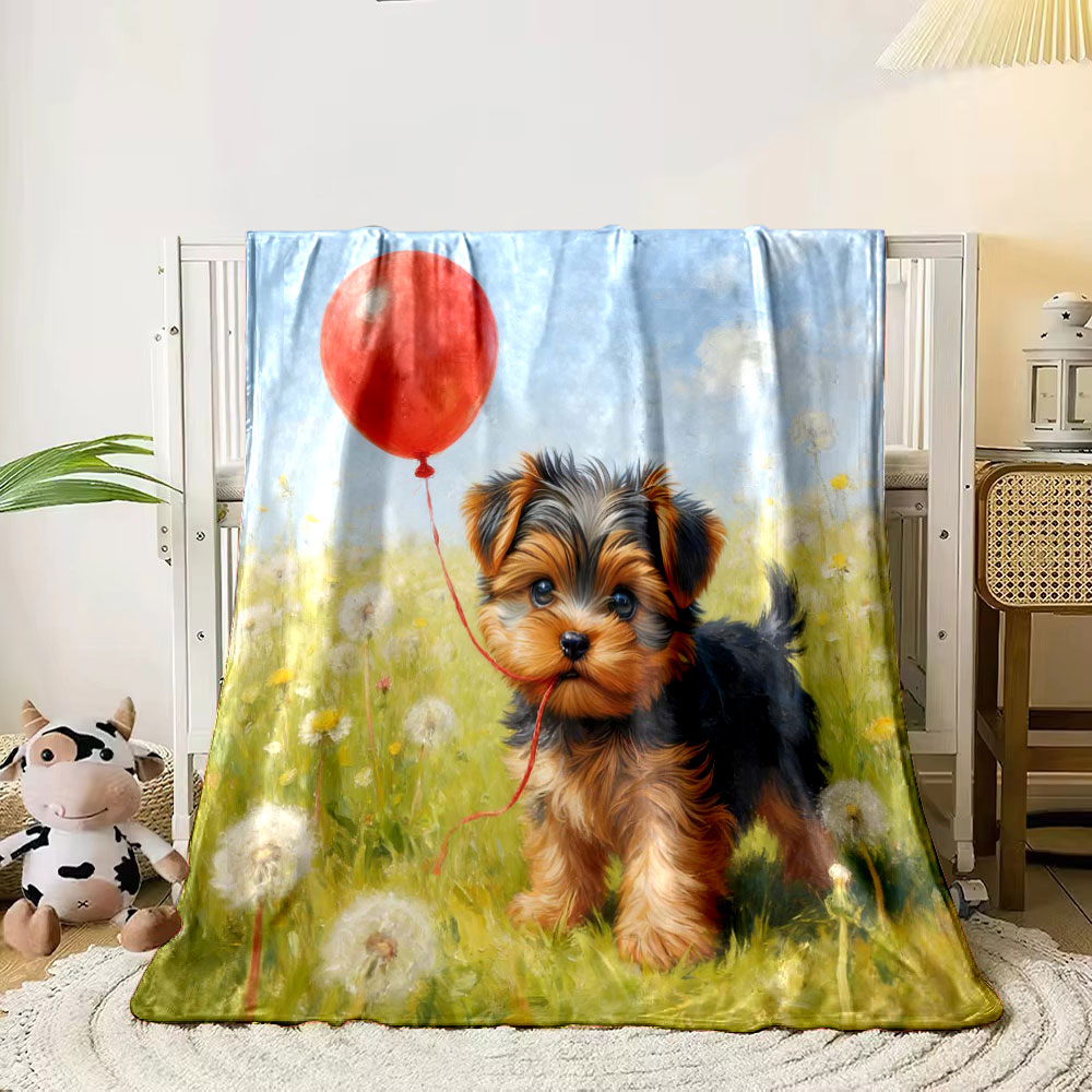 Cobertor 3D Yorkshire Terrier  - 3D Printing Yorkshire avaliação e preço