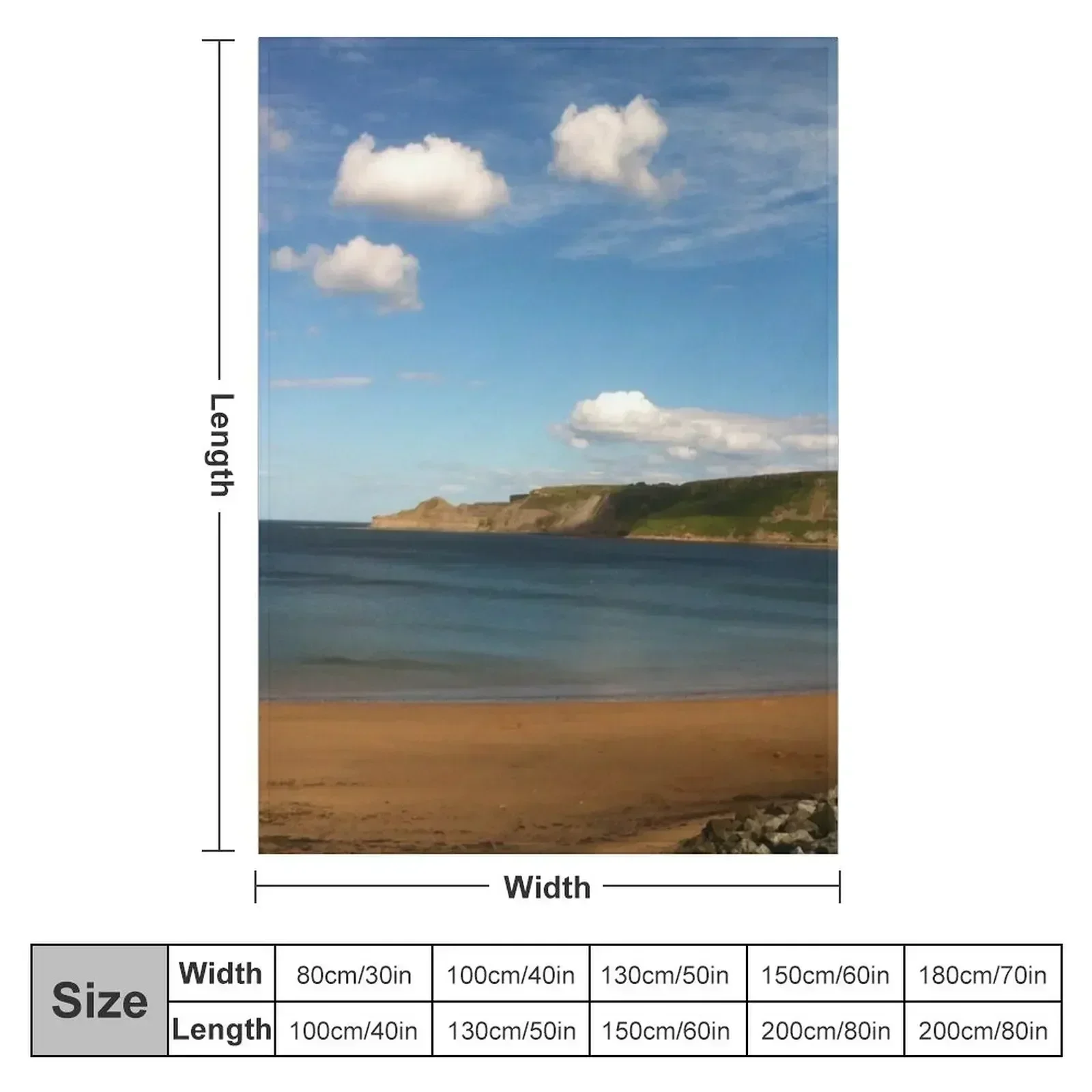 Manta decorativa Runswick Bay, - 3D Printing Yorkshire avaliação e preço