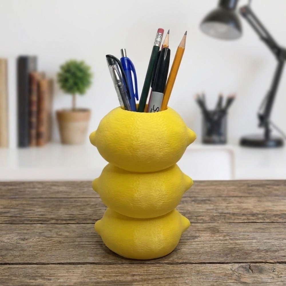 Vaso Decorativo de Limão em Im - 3D Printing Vase avaliação e preço