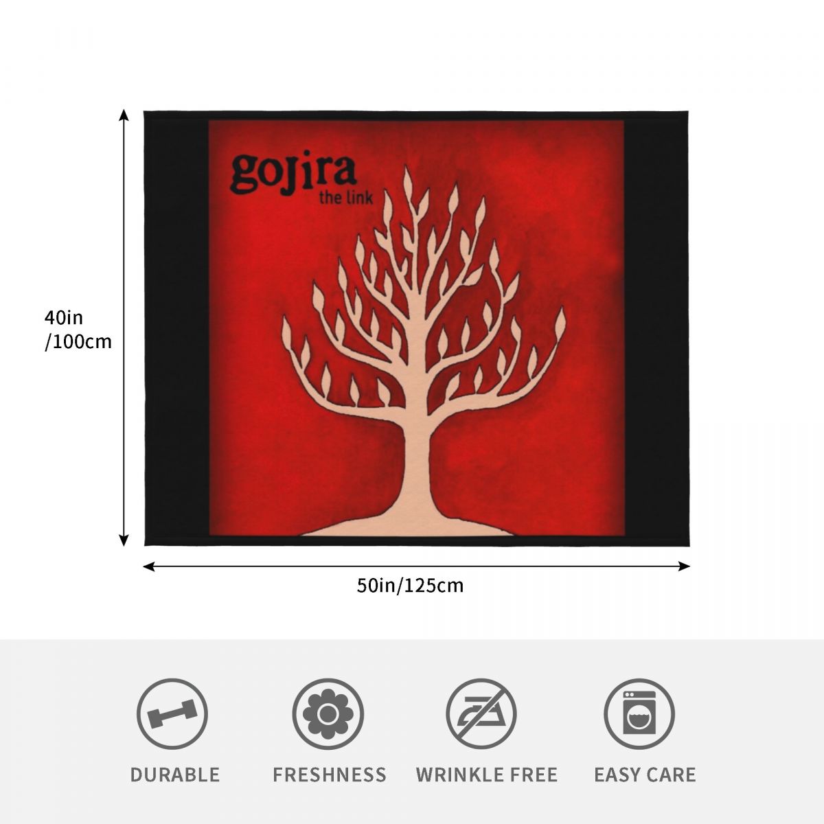 Manta Gojira, manta polar para - 3D Printing Link avaliação e preço