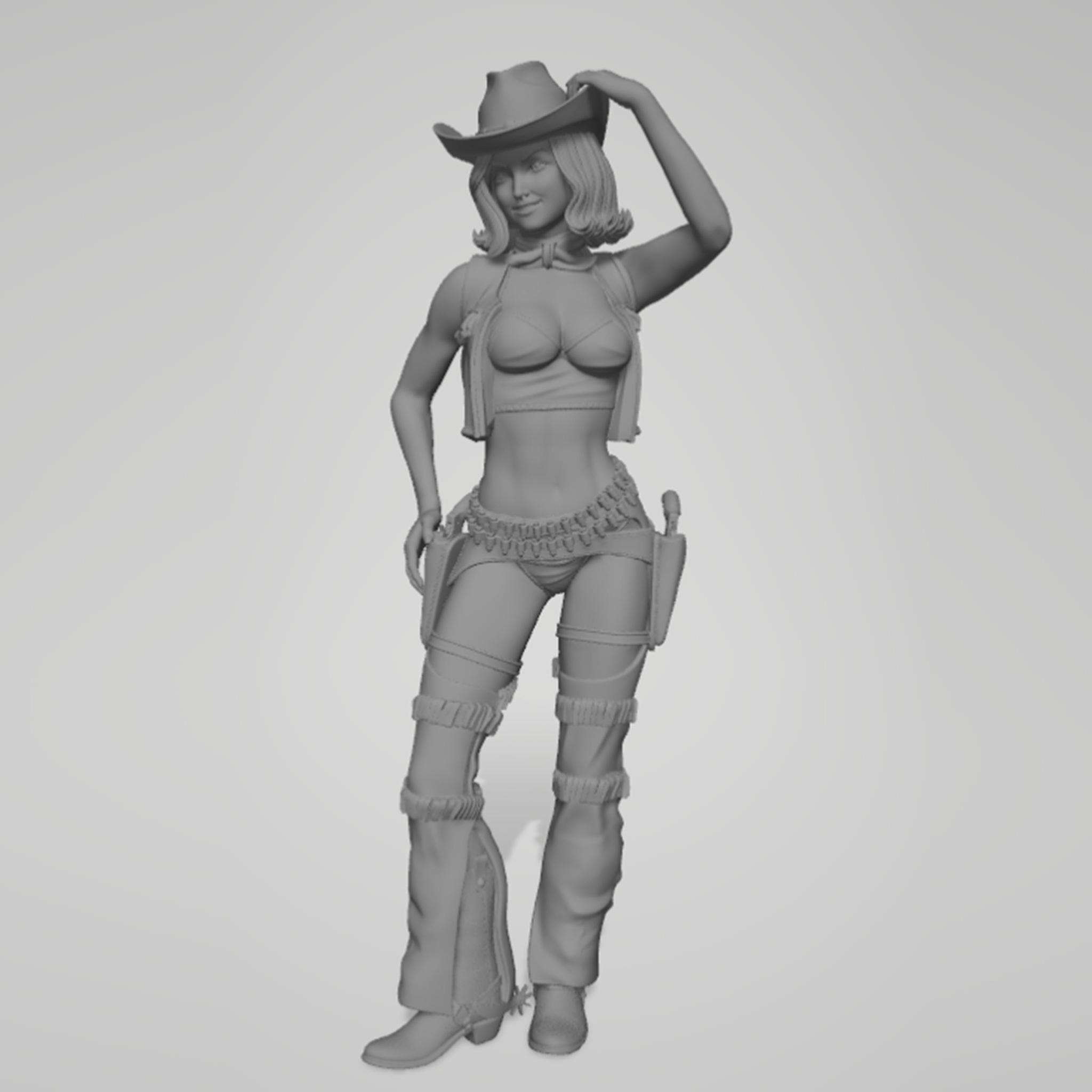 1/24 1/18 1/12 Menina Cowboy M - 3D Printing Ideas avaliação e preço