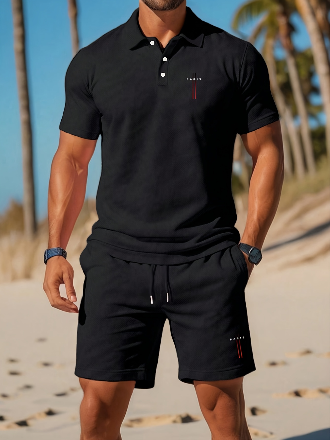 Conjunto de Camisa Polo Mascul - 3D Printing Design avaliação e preço