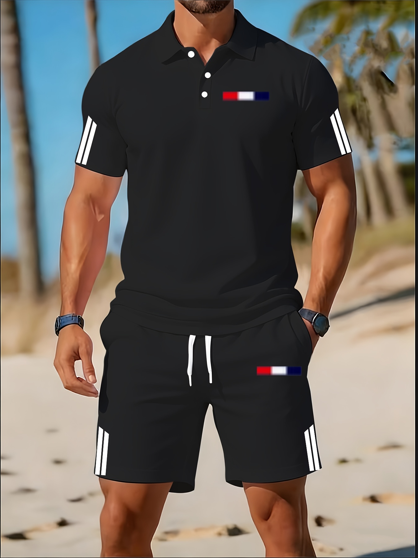 Conjunto de Camisa Polo Mascul - 3D Printing Design avaliação e preço