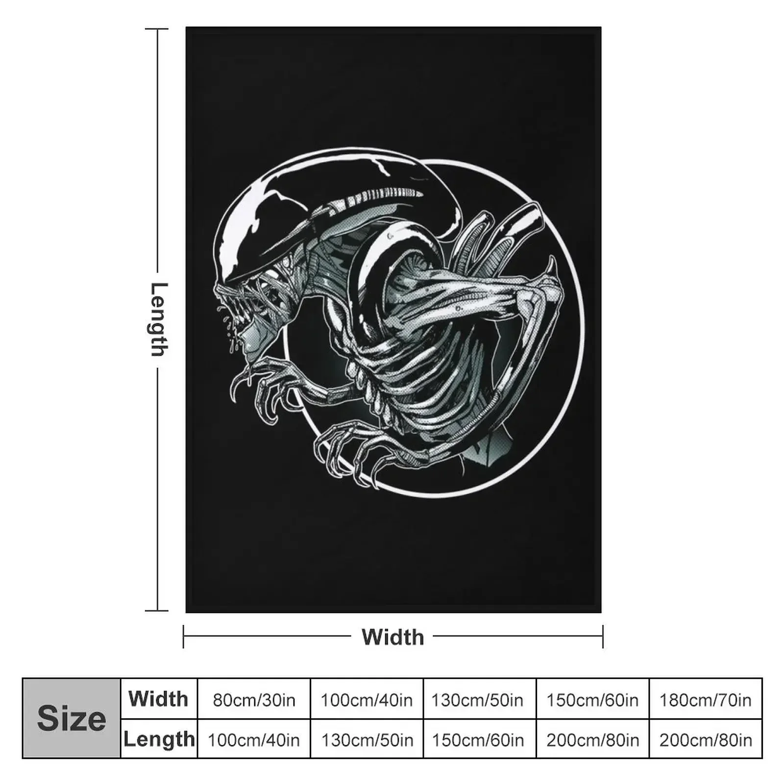 Cobertor alienígena xenomorph, - 3D Printing Xenomorph avaliação e preço
