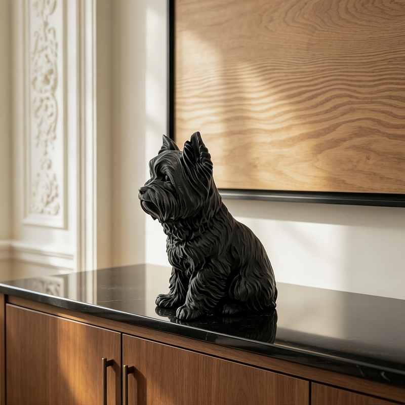 Estátua de Yorkshire Terrier I - 3D Printing Yorkshire avaliação e preço