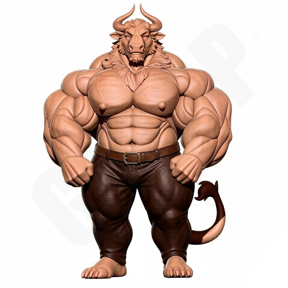 Hunky Fitness Muscle Bull 1/24 - 3D Printing Ideas avaliação e preço