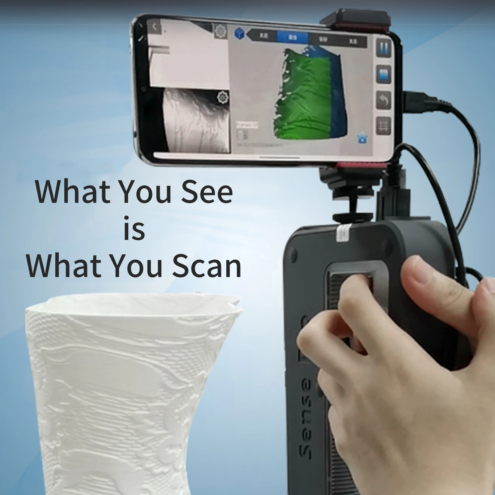 Scanner 3D Portátil de Alta Pr - 3D Printing Output avaliação e preço