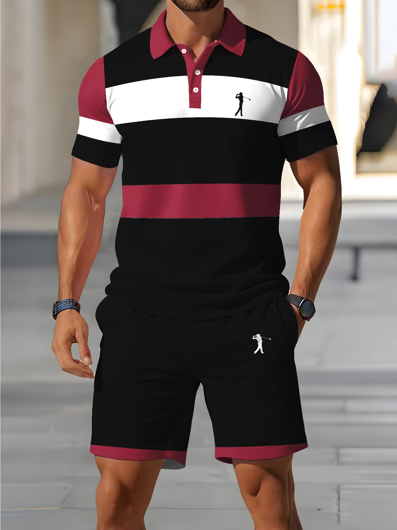 Conjunto de Camisa Polo Mascul - 3D Printing Design avaliação e preço