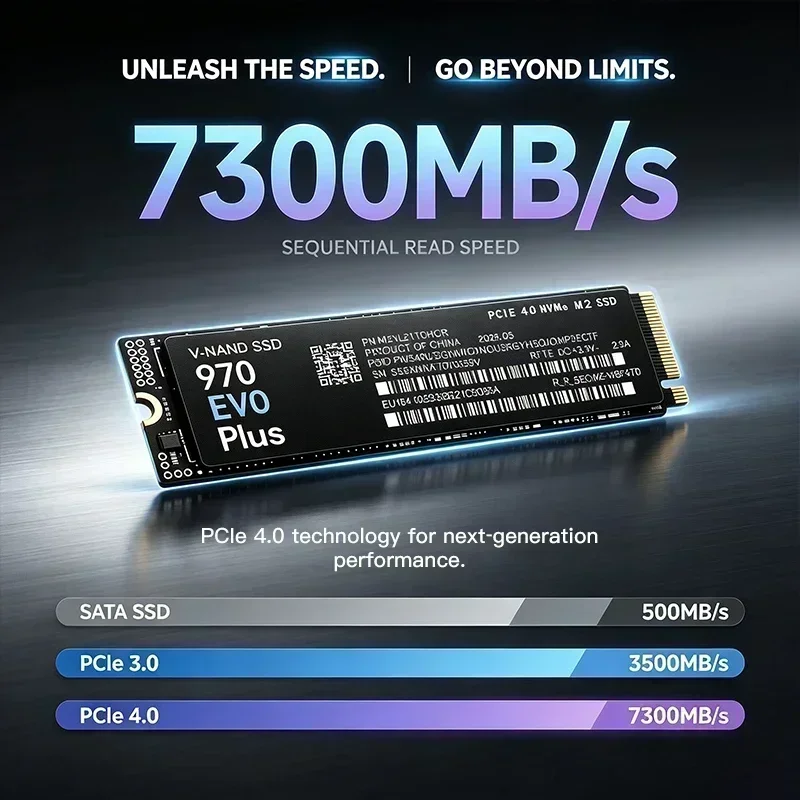 970 EVO Plus 7300MB/s 1TB 2TB  - 3D Printing Drone avaliação e preço