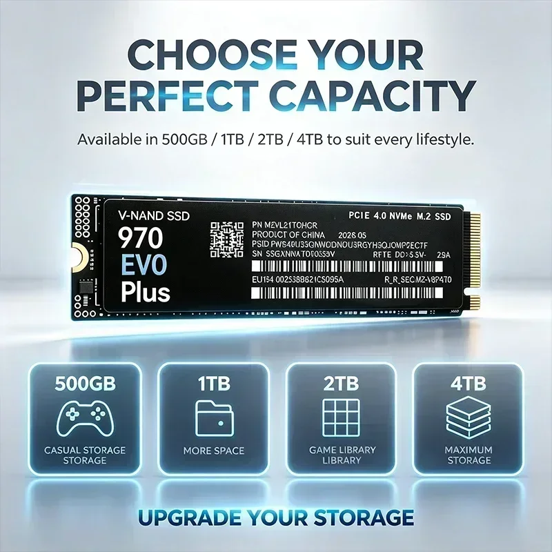 970 EVO Plus 7300MB/s 1TB 2TB  - 3D Printing Drone avaliação e preço